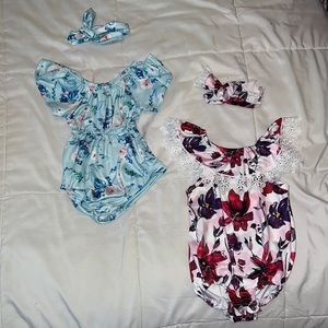 Set of 2 Marie Nicole Jumpers with Headbands